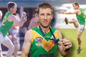 John Mitchell won five flags with O&M powerhouse Albury before signing with Holbrook where he was a match-winnner for the Brookers in their 2022 grand final triumph.