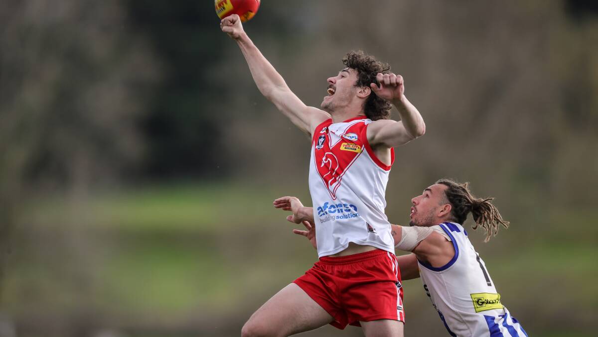 Fin Lappin in action during last weekend's preliminary final.