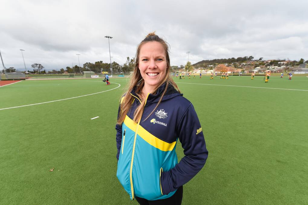 Jocelyn Bartram played juniors for Wombats Hockey Club in Albury before going on to become Hockey Albury-Wodonga's second Olympian. File picture by Mark Jesser