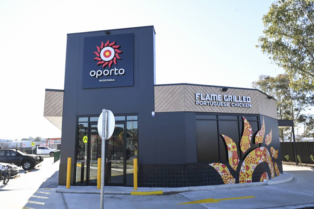 The Border's first Oporto restaurant opened within the Melbourne Road service centre in Wodonga on Friday, June 28. Picture by Mark Jesser 