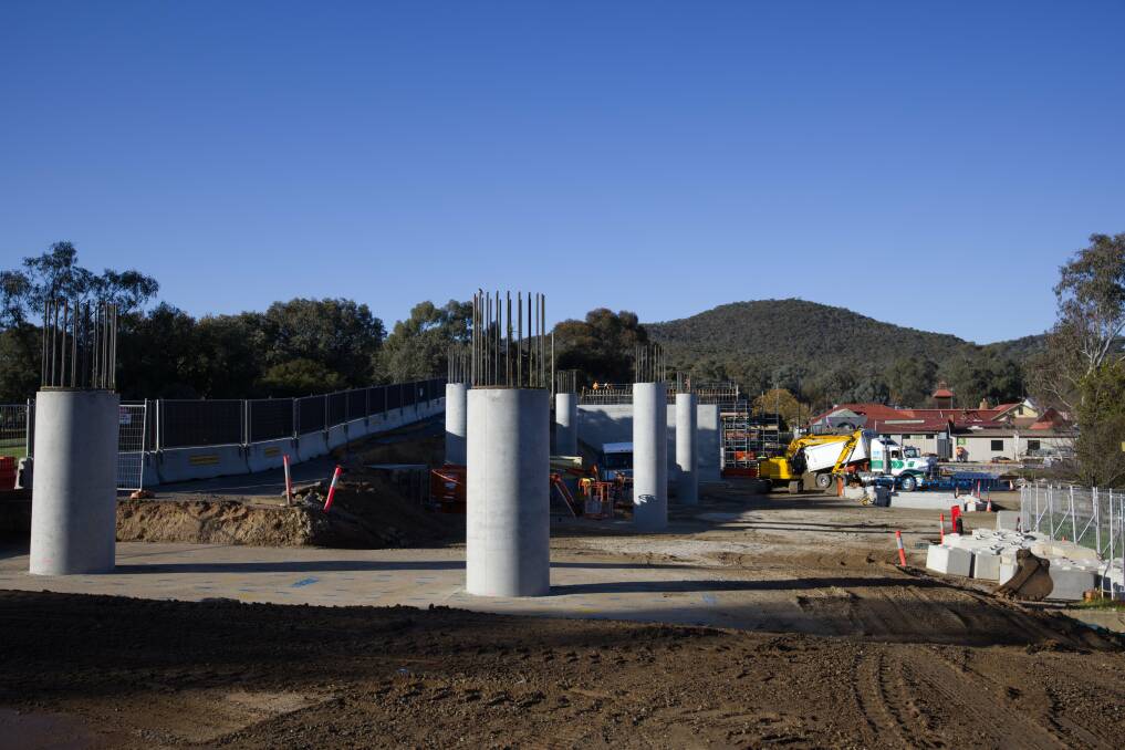 The ARTC says Inland Rail construction is progressing well at Glenrowan. Picture supplied