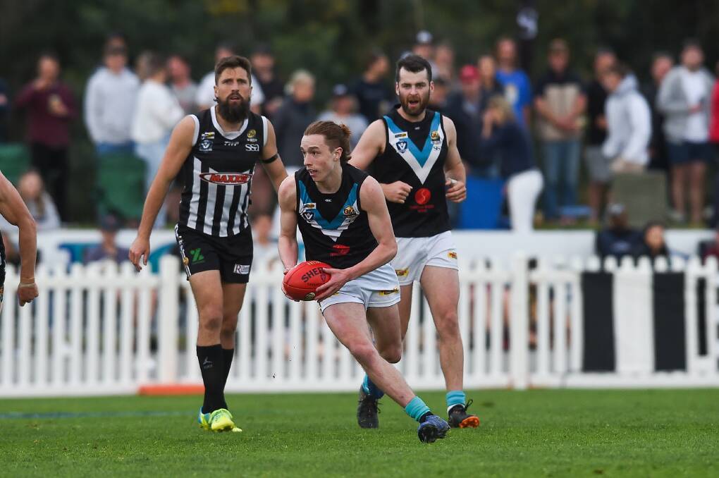 PANTHER PERFECTION: Lavington premiership player Macca Hallows is among six Panthers to be selected in the Murray Bushrangers squad.