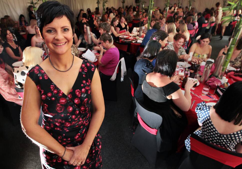 Maree Cribbes was a guest speaker at the Pink Ribbon Ladies Luncheon on the Border in 2011 after being diagnosed with breast cancer in 2009. File picture