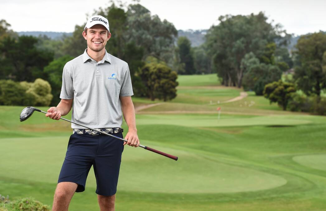 Border golfer Zach Murray five shots off the pace in leading amateur ...