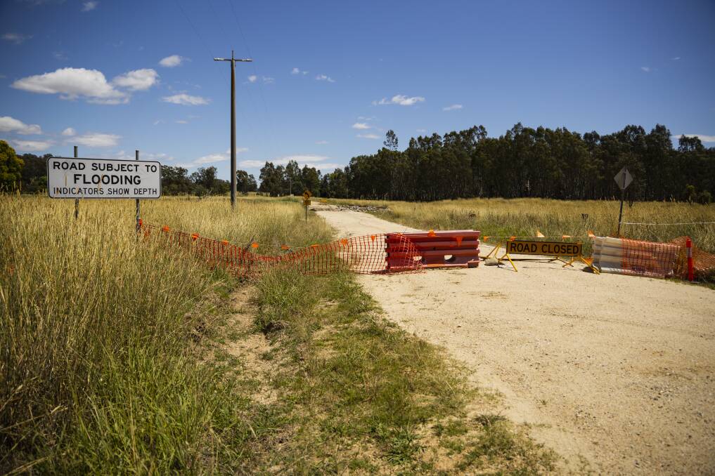 Frederic Street Road at Leneva has been closed off since July, but Wodonga Council is planning to have it back open by the end of February, weather permitting. Picture by Ash Smith
