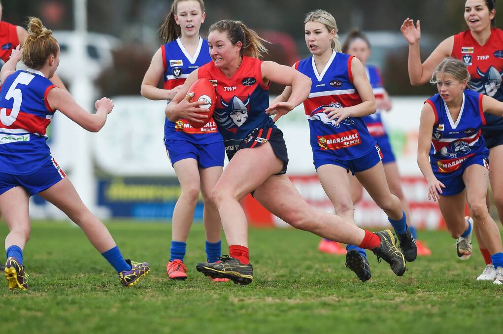 ONE TO WATCH: Sallie Findlay was in sublime form for Wodonga Raiders before the season was put on hold by Victoria's lockdown. She'll play a key role in the finals for the minor premiers.