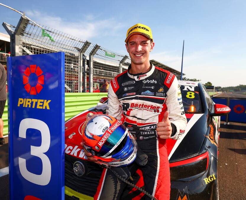HOME SWEET HOME: Brad Jones Racing's Nick Percat will get the chance to race on his team's home track with the Supercars Championship to resume at Winton in October.