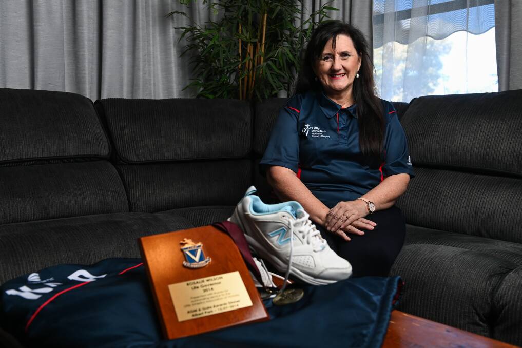 Thurgoona's Rosalie Wilson will receive an OAM for her service to athletics on the King's Birthday. Picture by Mark Jesser