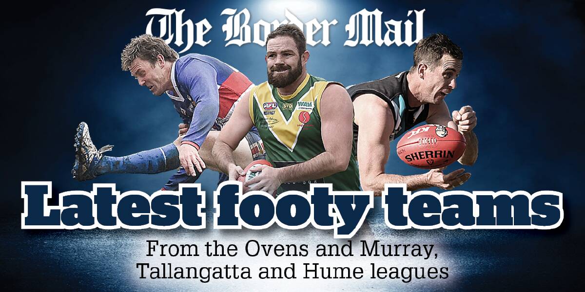 Check out the latest Ovens and Murray and TDFL teams