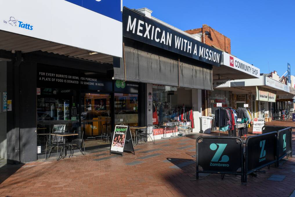 Wodonga's Zambrero store on High Street has been taken over by the company after its previous franchisee fell behind on supplier payments. Picture by Tara Trewhella