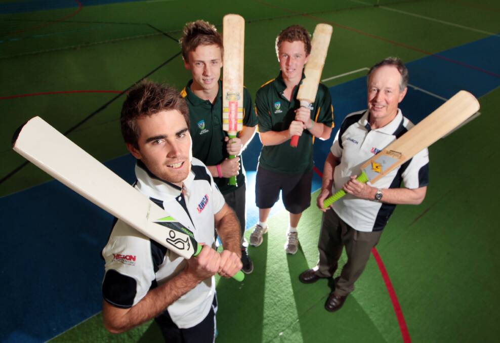 MAJOR BREAKTHROUGH: Former Lavington all-rounder Ross Pawson (second from left) has been called into the NSW XI to take on England Lions in Sydney on Sunday.