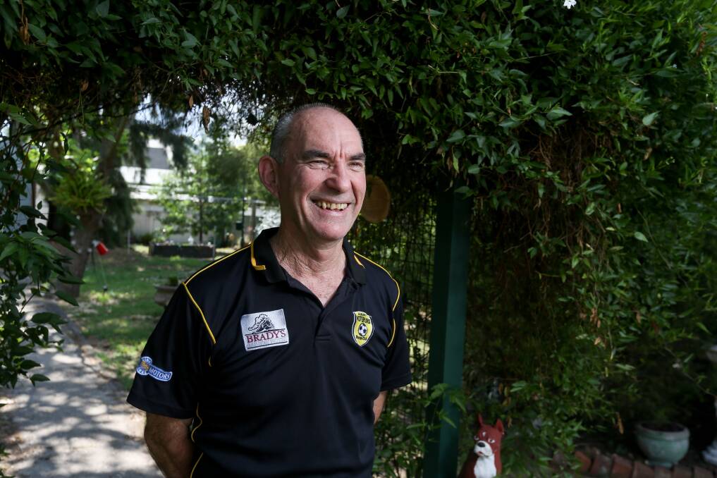 MEMORABLE: Ian Belgre was posted to Albury as a teacher 45 years ago and has gone on to become one of Albury Hotspurs' most decorated clubmen. Picture: TARA TREWHELLA