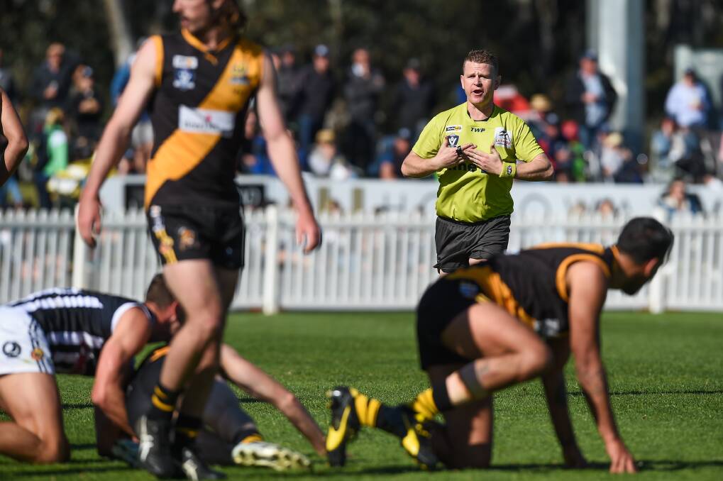 CALL FOR MORE: AFL North East Border is short of its minimum requirement for umpires ahead of the 2021 football season. 