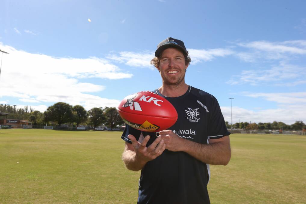 POPULAR PIGEON: Scott Oswald is in an exclusive club of Yarrawonga footballers. Picture: TARA TREWHELLA