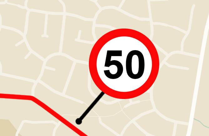 A 1.7-kilometre stretch of Union Road between Burrows Road to Glenmorus Street will be reduced from 60kmh to 50kmh. Picture by Transport for NSW