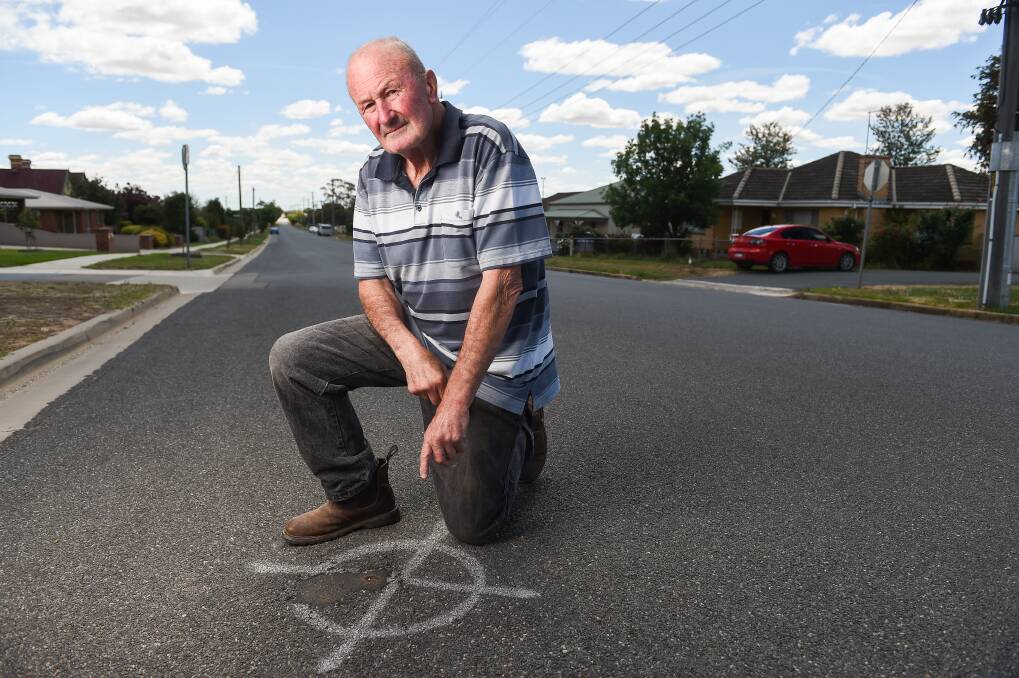 Barry Warren started a petition against the Douglas-Reid-Scott street Rutherglen Heavy Vehicle Alternative Route. Picture: MARK JESSER