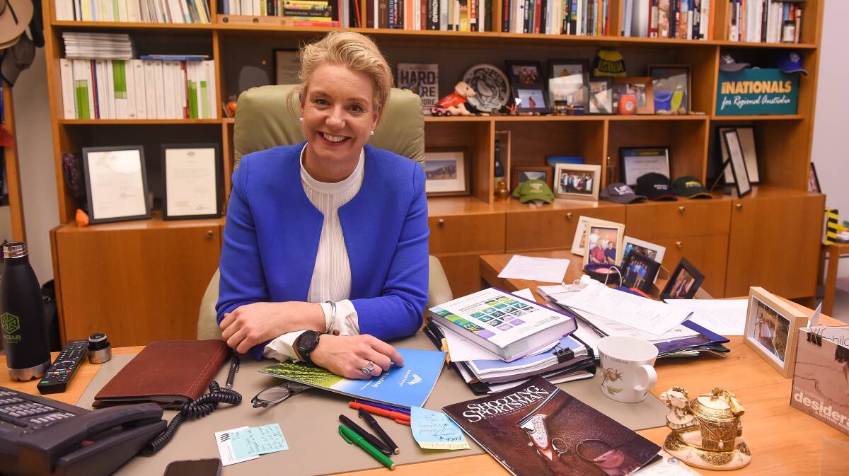 FRONT PAGE: Bridget McKenzie has been getting the wrong kind of publicity for the government. Picture: MARK JESSER