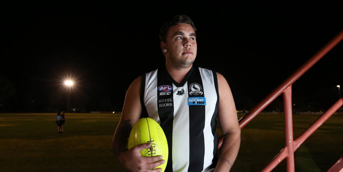 CASE CLOSED: The Hume Football League racial abuse case involving Ash Murray has been closed. Murray will be aiming to kick his 100th goal for Murray Magpies on Saturday.