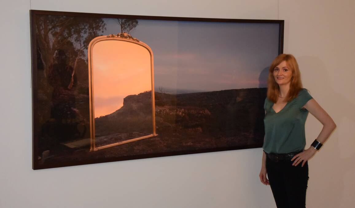 STUNNING BEAUTY: Table Top Mountain is featured in all its glory in an exhibition at Murray Art Museum Albury.