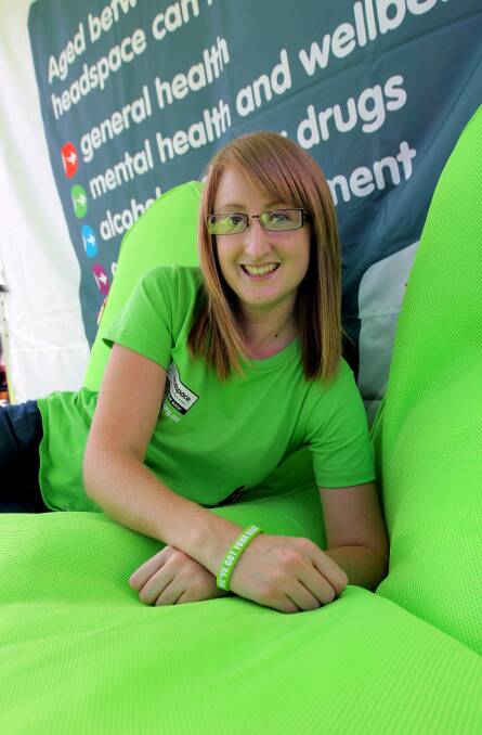 MAKING CHANGE: Outgoing youth member Sarah Negrin helped organise the official opening of Headspace. Picture: DAVID THORPE