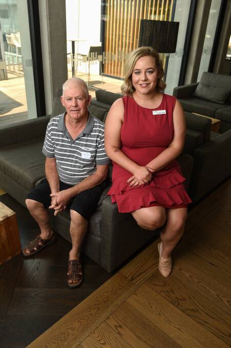 SUCCESS STORY: Jasmine Isaacs, who now works with UMFC was foster cared as a child by Graeme Lindsay and his wife Jan. UMFC are encouraging those interested in becoming carers to attend information sessions next week. 