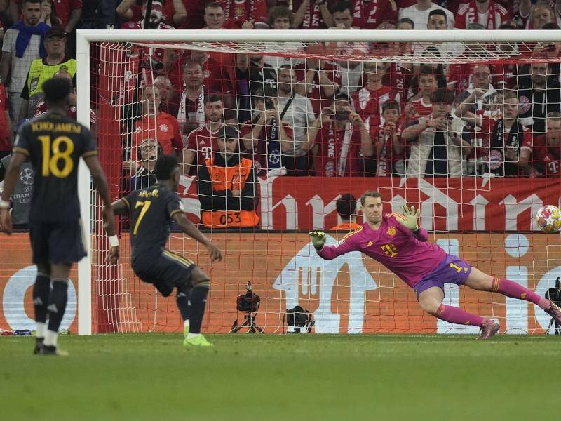 Junior's double leads Real Madrid to 22 draw at Bayern The Border