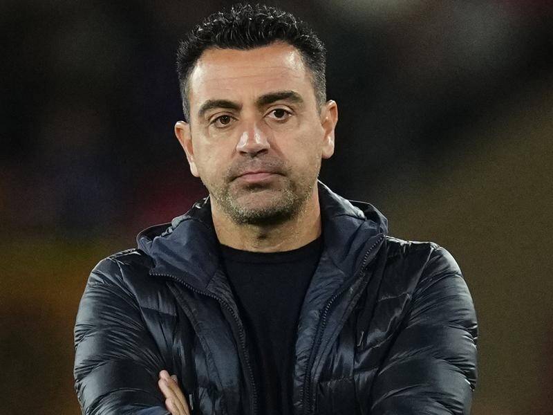 Club legend Xavi has been told he has just one more game in charge as Barcelona coach. (AP PHOTO)