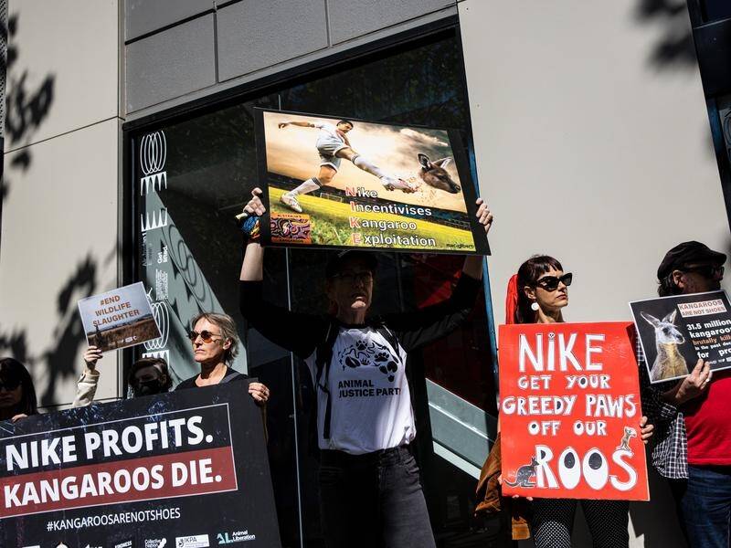 Nike will phase out the use of kangaroo leather across all its products by the end of the year. (Diego Fedele/AAP PHOTOS)