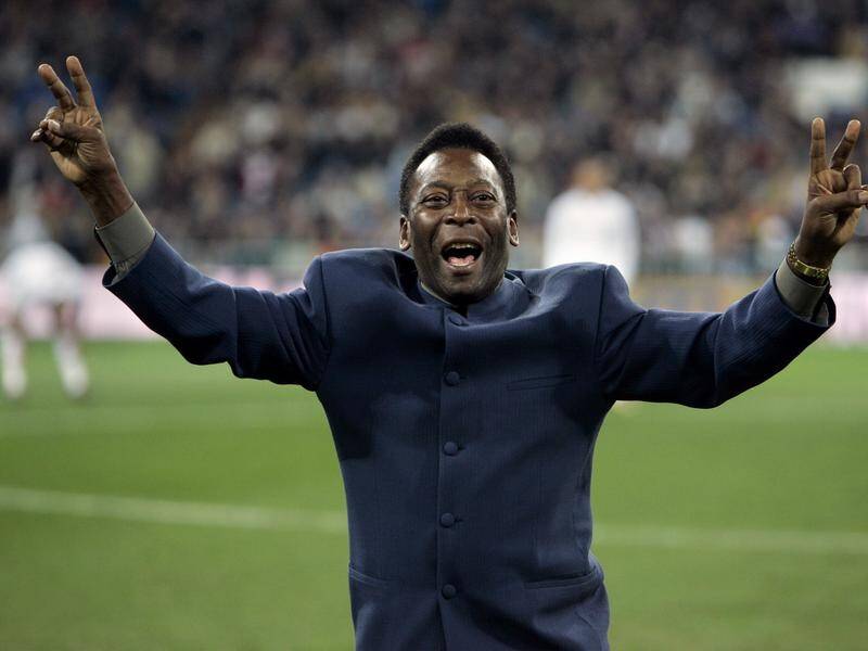 Brazilian soccer legend Pele is being hailed globally for changing the sport. (AP PHOTO)