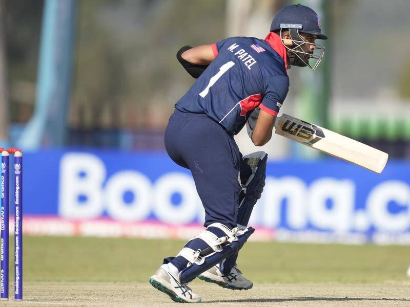 Monank Patel has led the US to a shock pre-T20 World Cup series win over Bangladesh. (AP PHOTO)