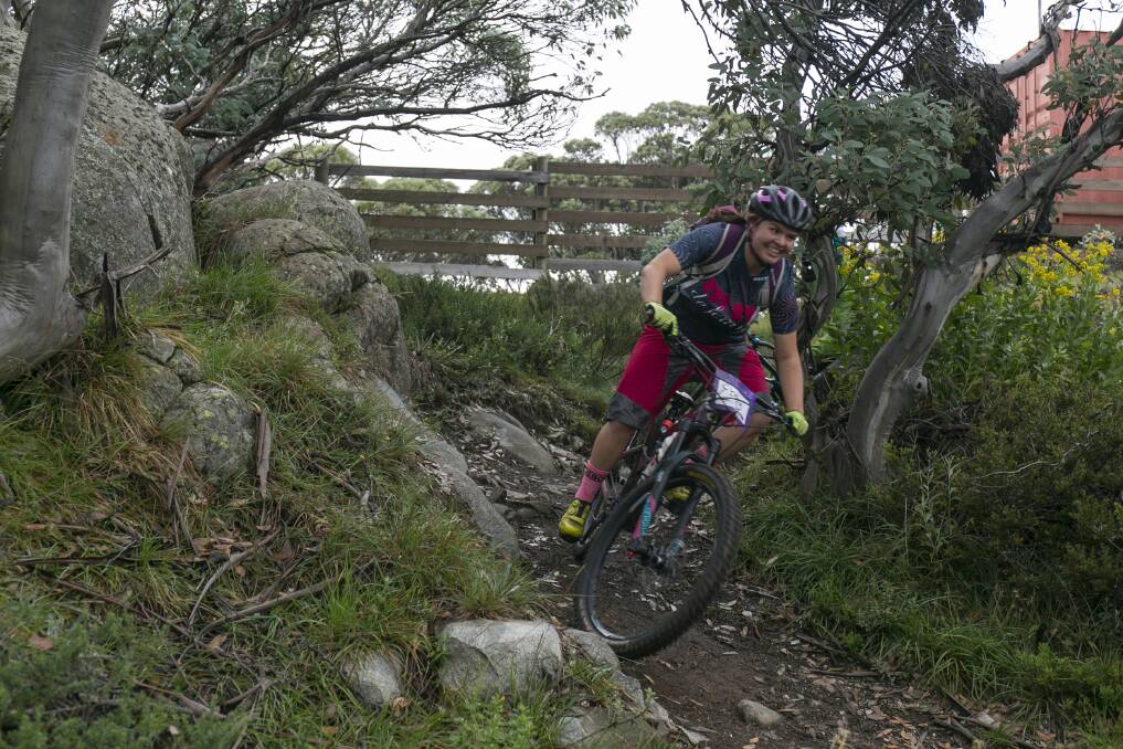 CHALLENGE: MTB de femme is open to women of all abilities, and aims to create a supportive environment for women to improve their skills. Picture: Falls Creek Resort