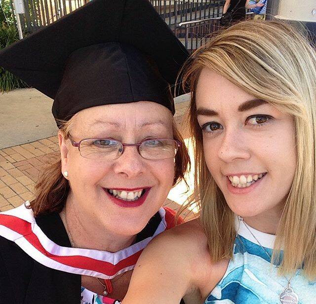 Day one of CSU graduations is over and we liked this photo from @sarahelise219 with the caption "getting ready for @karenwykes graduation #selfie #graduation #csugrad"