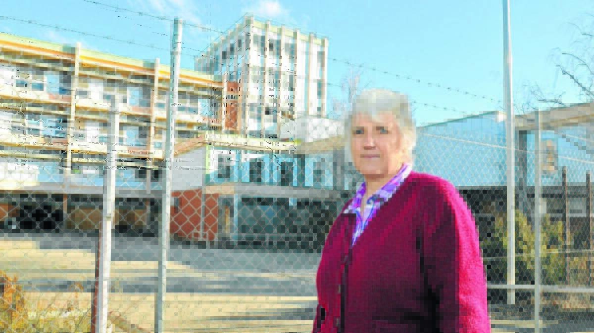 Fusion Central West team leader Bev Rankin says homeless people are known to use the old Orange Base Hospital site as a shelter. Photo: JUDE KEOGH 