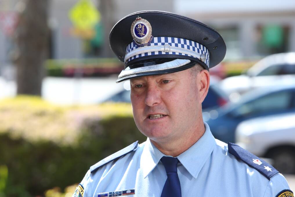 Acting Superintendent David Cockram said police were confident the offenders would be identified. Picture by Blair Thomson