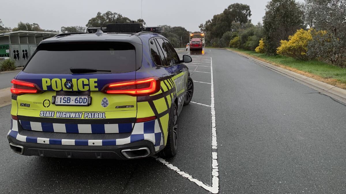 A man had his vehicle impounded at Glenrowan on Saturday for speeding while nearly three times the alcohol limit. File photo