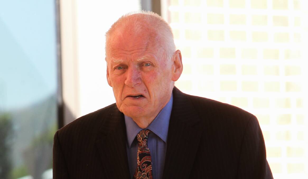 Vincent Reynolds, pictured outside Wodonga court in late 2018, where he faced a huge number of child sex allegations spanning decades. File photo