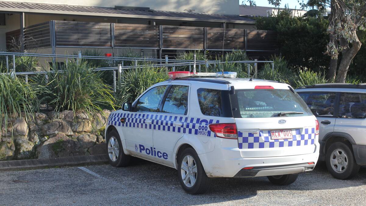 THEFT: Police at the Wodonga Golf Club on Saturday morning. Picture: BLAIR THOMSON