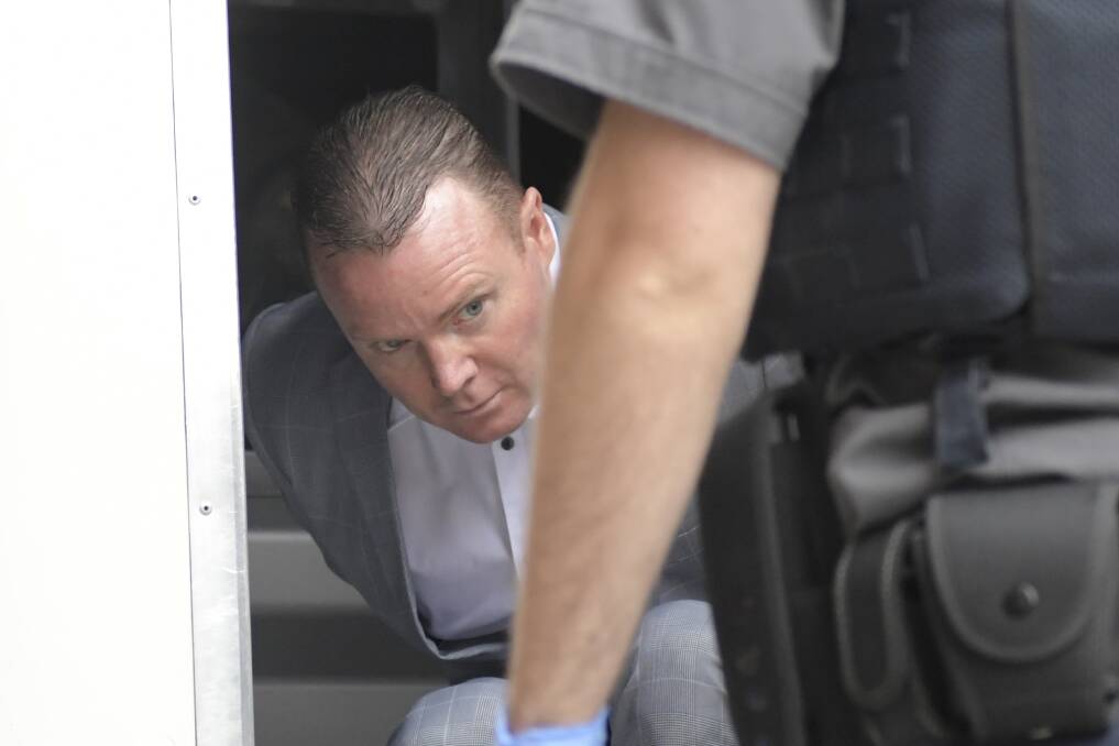 RELEASE: Charles McKenzie Ross Evans is set to be freed in Victoria before serving out his parole in NSW. He had initally been charged with murdering his fiance. 