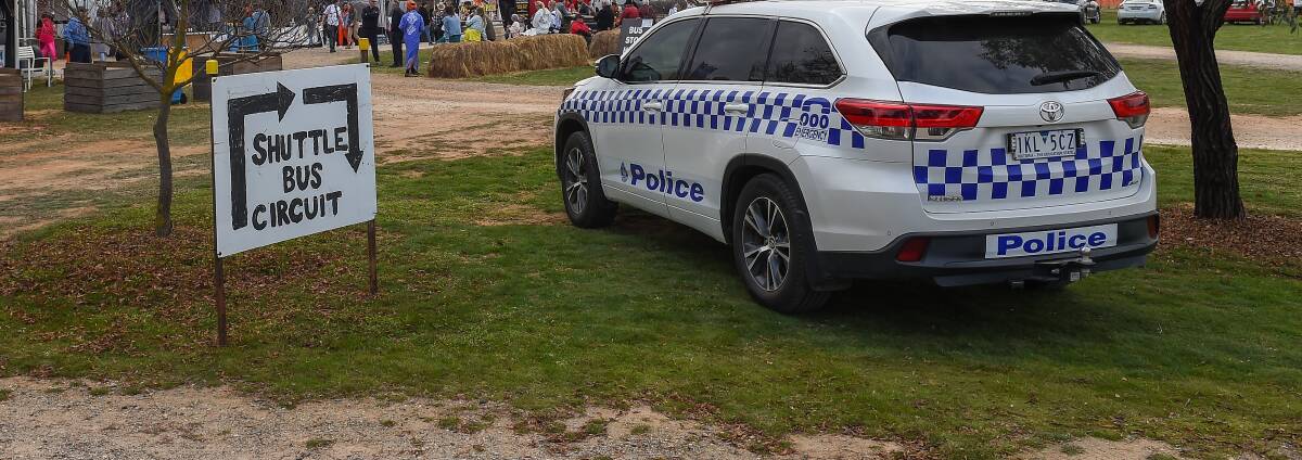 Acting Senior Sergeant Larry Goldsworthy said there would be a large police presence at the two-day gathering this weekend following previous bad behaviour, including drunken antics and public urination. Drivers will also be tested for alcohol offences. File picture. 