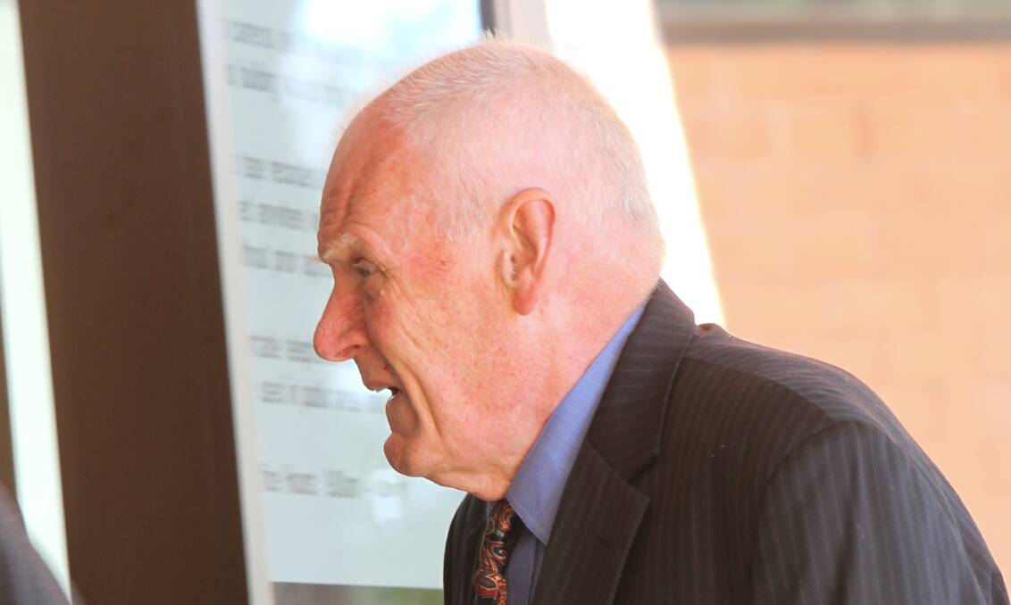 Vincent Reynolds, pictured outside Wodonga court in late 2018, where he faced a huge number of child sex allegations spanning decades. File photo