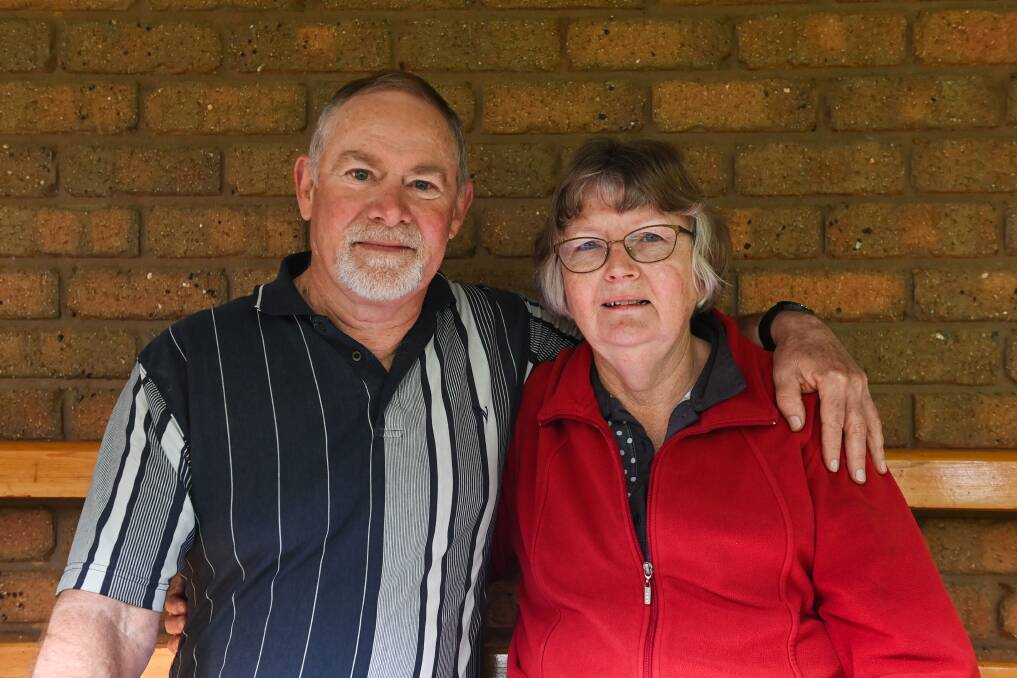 Colin Foster ran to his neighbour's home on Monday morning after his wife Lorraine noticed smoke. He helped free Marie Steele from the burning home with help from her husband, Bill. Picture by Mark Jesser