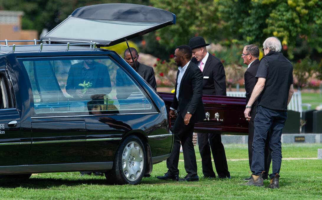 FUNERAL: The late woman was buried at the Wodonga Cemtery. 