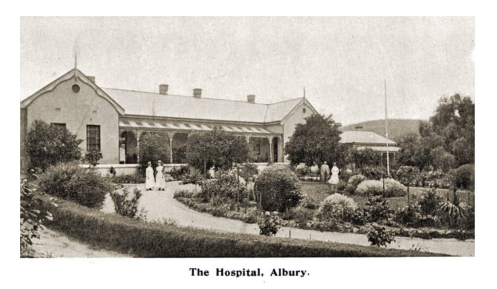 BEGINNING: The first home of Albury High School was the old Albury District Hospital on the south-west corner of Thurgoona and Pemberton Streets.