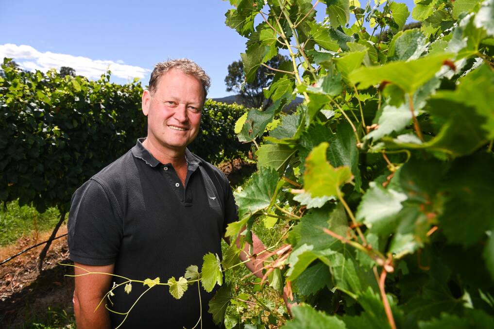 King Valley grape grower and wine maker Michael Dal Zotto.