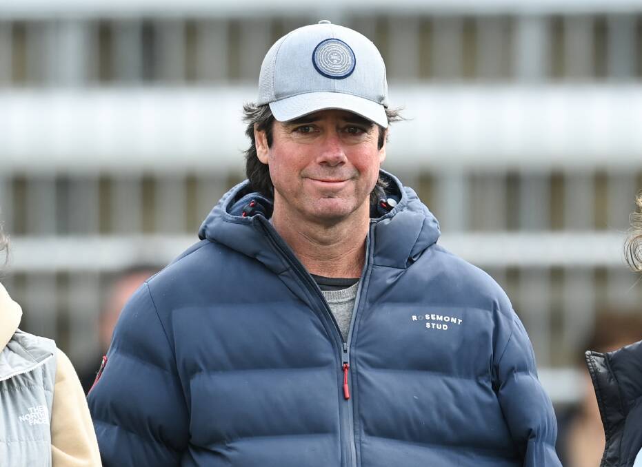 Gillon McLachlan at Lavington on Wednesday. Picture by Mark Jesser