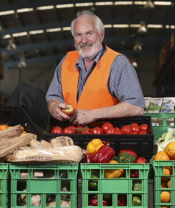 Crucial: Providing fresh fruit and vegetables to the cash-strapped, especially leading up to and following the busy Christmas period, is a priority for Peter Matthews and his team. Pictures: ELENOR TEDENBORG