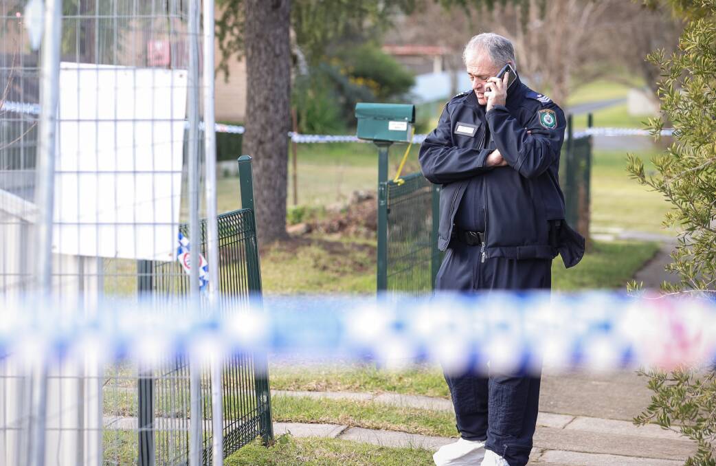 Police at the scene of the alleged stabbing of Dwayne Brian Williams - who later died in hospital - in June 2023. File picture