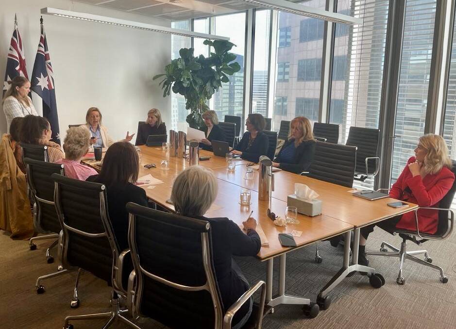 Sussan Ley leads the discussion. "When the aspirations and enterprise of Australian women are supported, all Australians benefit," she says. Picture supplied