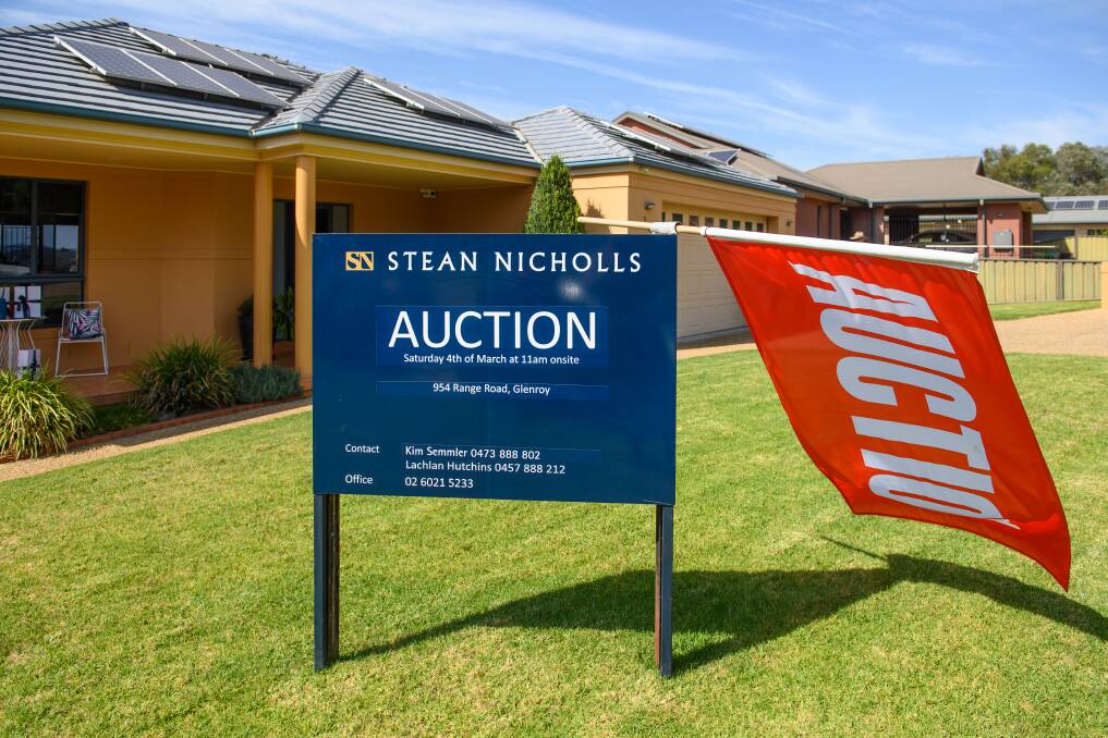 Few bids didn't necessarily mean no sales at the Albury-Wodonga auctions on Saturday, March 4. Picture by Mark Jesser