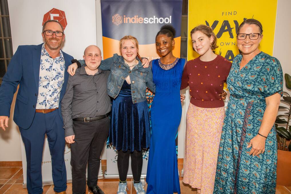 The Mandala Project's Anthony and Mel Nicholson (left and right) with the Hear Our Voices committee Jasper Traum, Harriett Fimmel, Loveness Marushane and Simone Herzina. Picture by Hayley Kotzur.